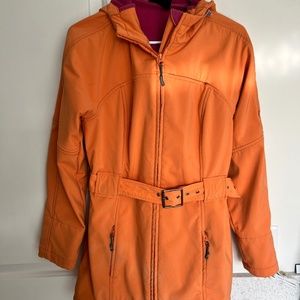 FINAL SALE! Athleta Belted Jacket with hood, size small!